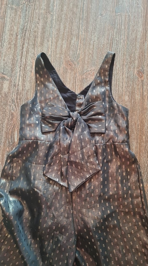 Gri Uzun Kollu Pilili  Tulum - Görsel 3