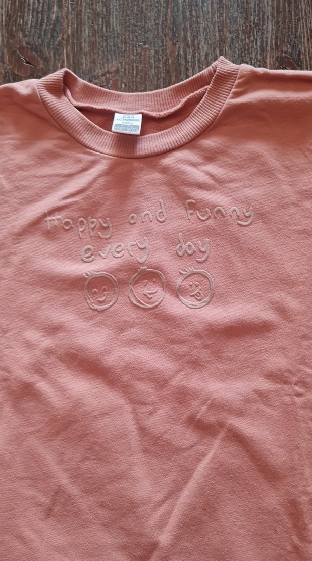 Çocuk Pembe Baskılı Sweatshirt - Görsel 2