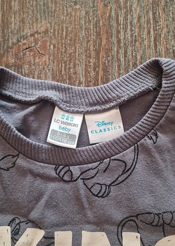 Gri Baskılı Erkek Çocuk Uzun Kollu Tişört - Görsel 3