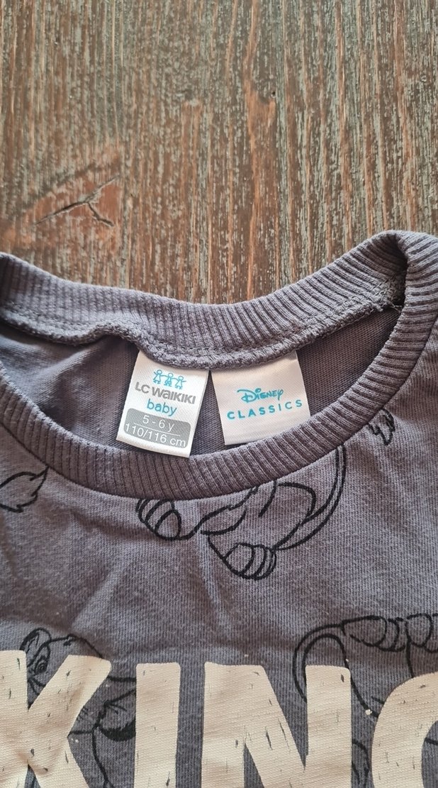 Gri Baskılı Erkek Çocuk Uzun Kollu Tişört - Görsel 3