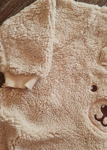 Çocuk Peluş Ayı Desenli Sweatshirt - Görsel 5