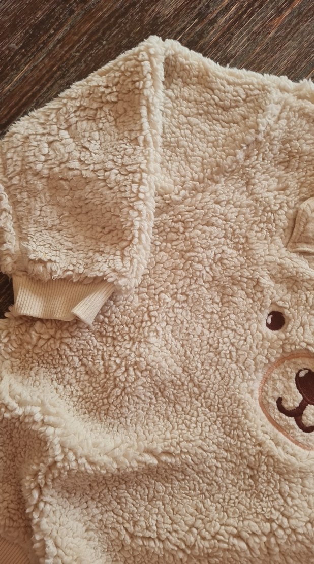 Çocuk Peluş Ayı Desenli Sweatshirt - Görsel 5