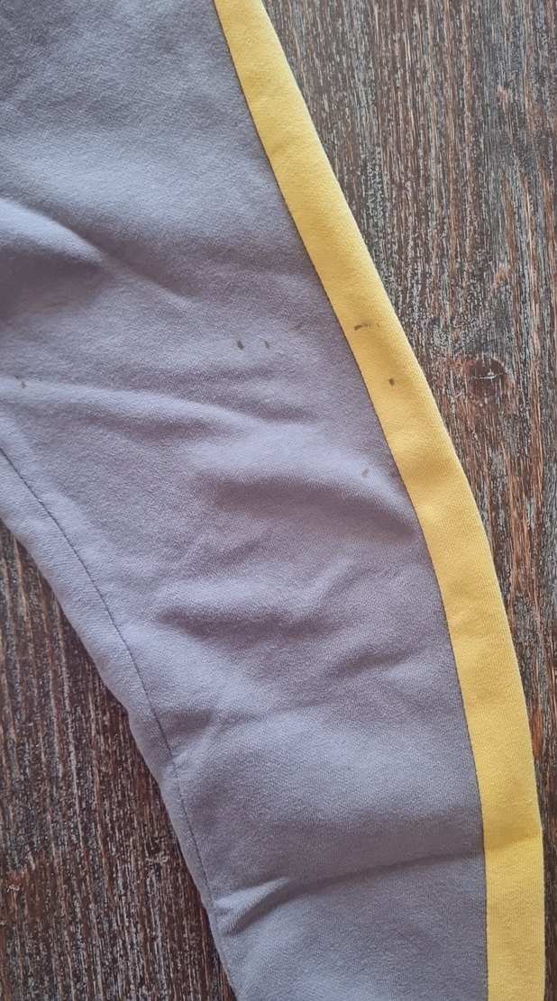 Gri Erkek Çocuk Eşofman Altı Sarı Şeritli - Görsel 2