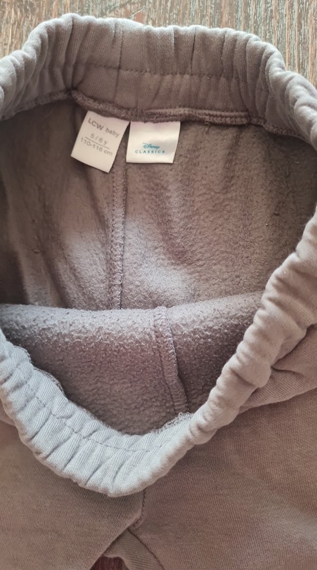 Gri Erkek Çocuk Eşofman Altı Sarı Şeritli - Görsel 4