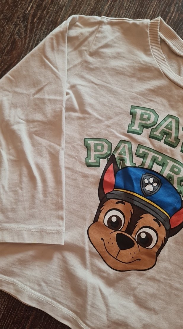 Çocuk Beyaz Uzun Kollu Baskılı Tişört - Görsel 4