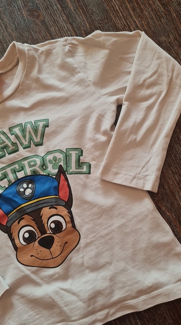 Çocuk Beyaz Uzun Kollu Baskılı Tişört - Görsel 5