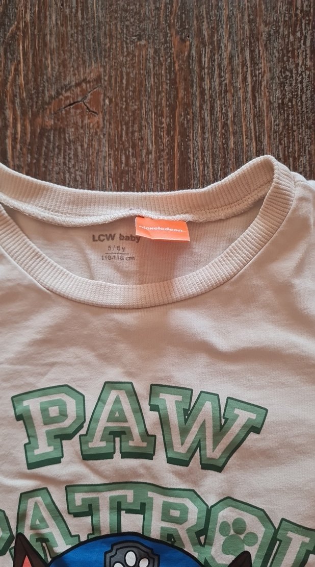 Çocuk Beyaz Uzun Kollu Baskılı Tişört - Görsel 2