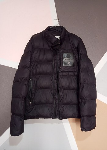 l Beden Siyah Fermuarlı Erkek Street Wear Mont