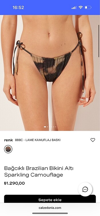 Calzedonia Calzedonia yeni sezon bikini altı