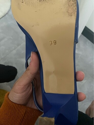 39 Beden mavi Renk Topuklu ayakkabı