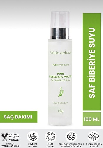 Bade naturel biberiye suyu