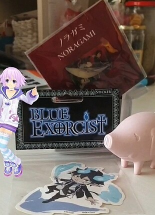 anime eşyaları seti seven deadly sins, blue exorcist, noragami