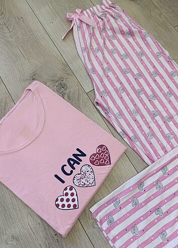 Bayan Uzun Kollu Pijama Takımı