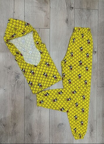 Diğer Bayan crop pijama takımı 