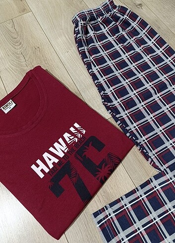 Erkek kısa kollu pijama takımı 