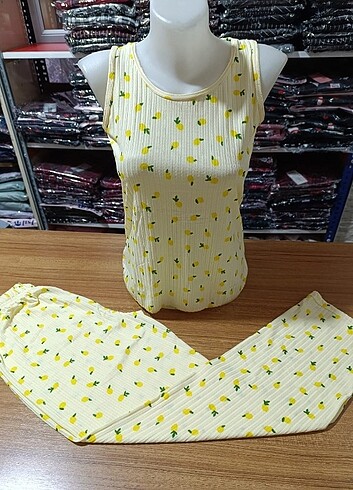 Kadın İp Askılı Pijama Takımı 