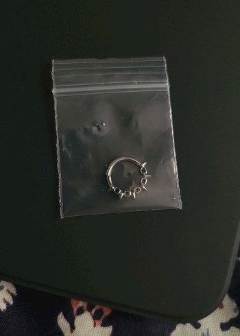 Çelik septum Piercing Sıfır - Görsel 3