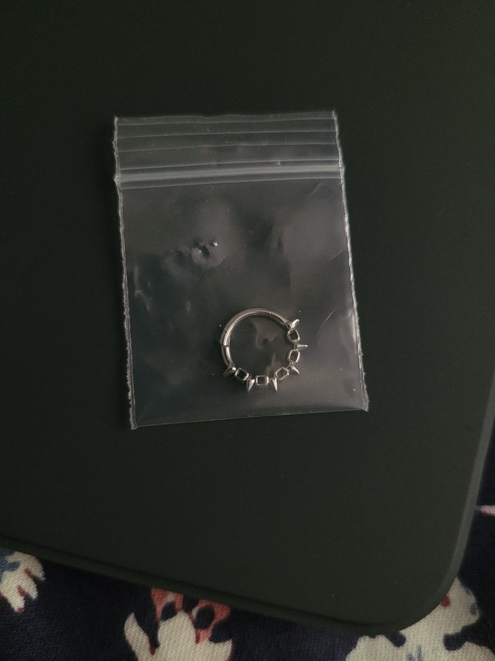 Çelik septum Piercing Sıfır - Görsel 3