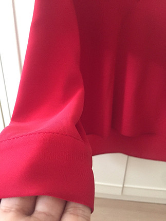 xs Beden Zara kırmızı gömlek iki ürün 