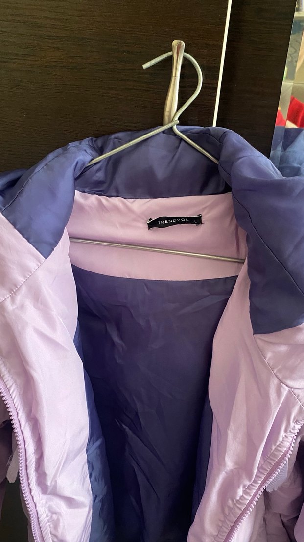 Lila Midi Kadın Kışlık Mont - Görsel 2