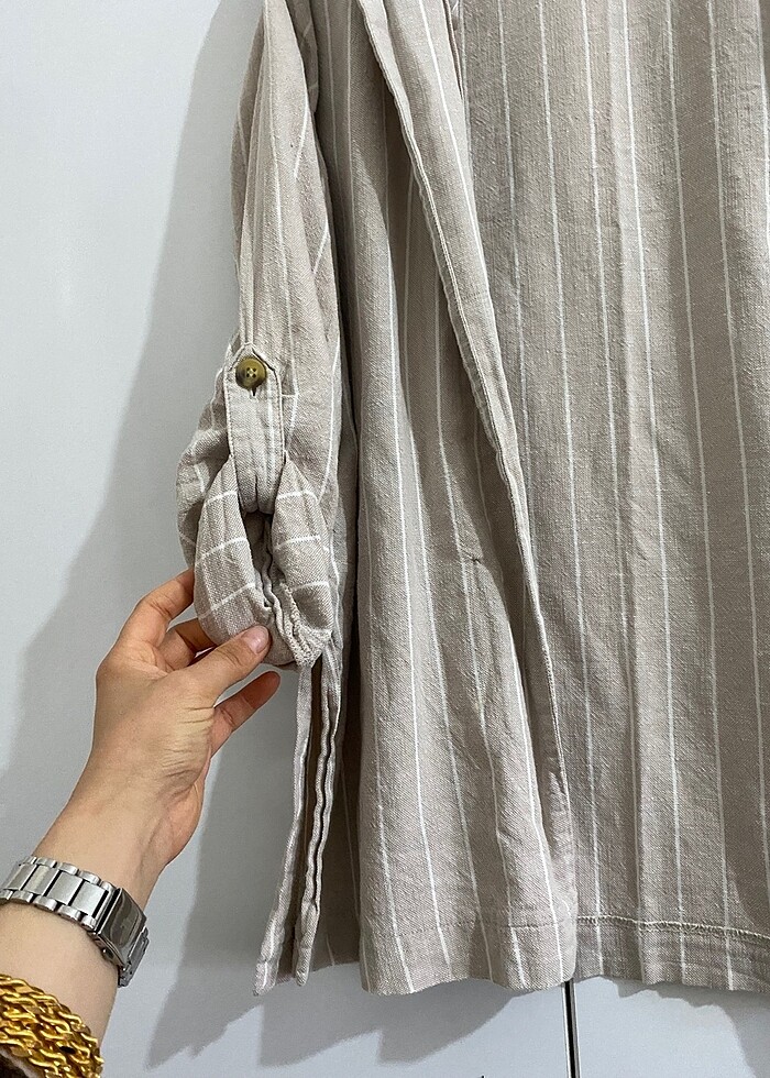 Keten ceket - Görsel 2