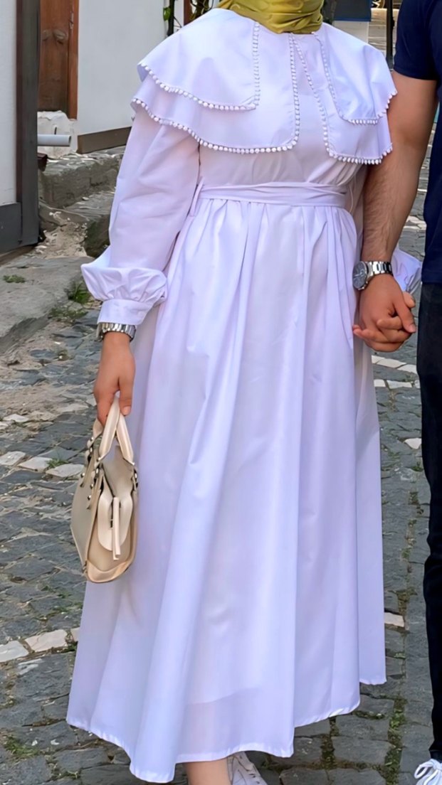 Hoopstore beyaz elbise - Görsel 2