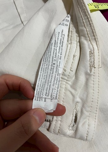 Beyaz palazzo jean - Görsel 7