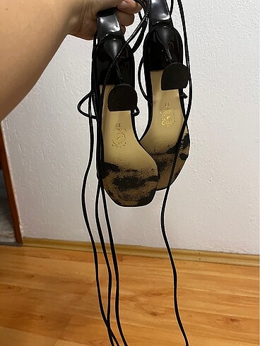 İpli topuklu ayakkabı - Görsel 7