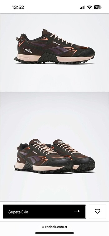 Reebok koşu ahakkabı