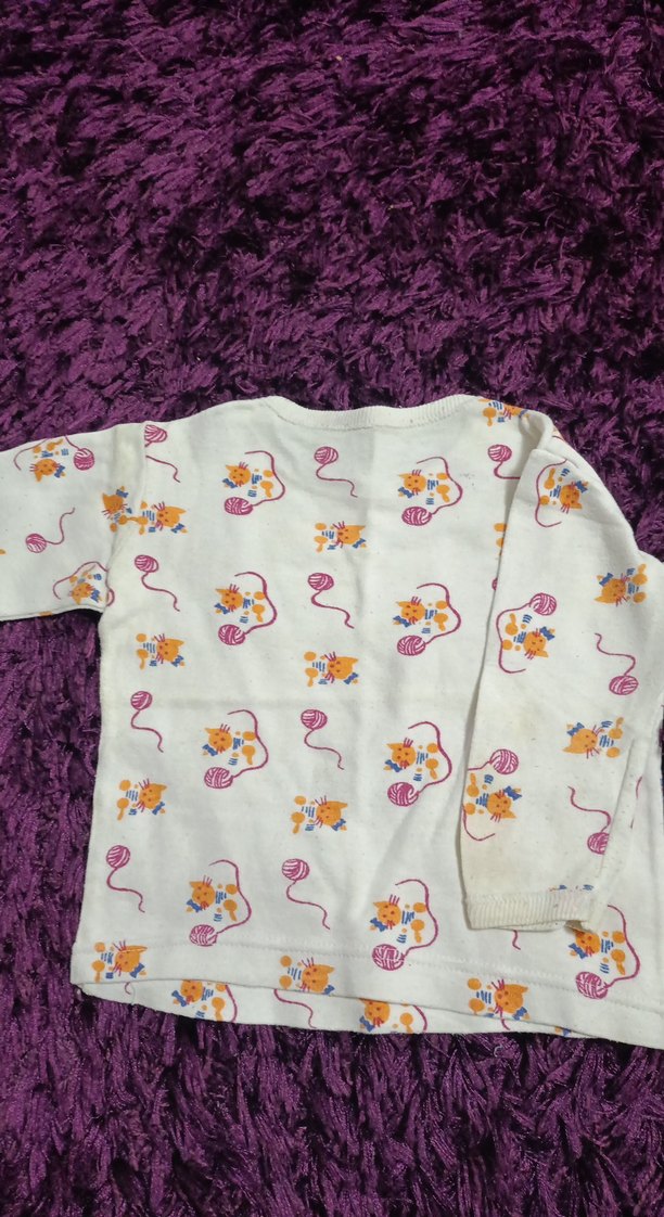 Renkli Baskılı kız çocuk tişört - Görsel 2