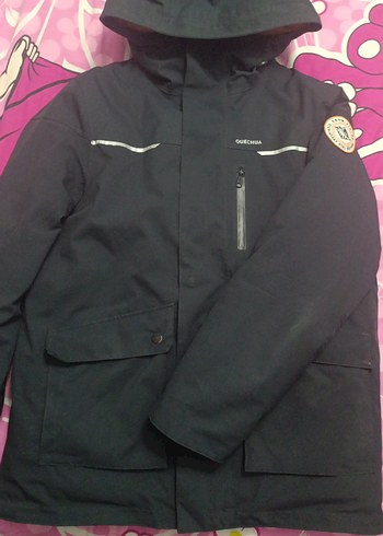 Lacivert Fermuarlı Erkek Çocuk Mont - Quechua - Görsel 2