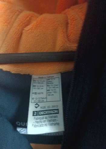 Lacivert Fermuarlı Erkek Çocuk Mont - Quechua - Görsel 7