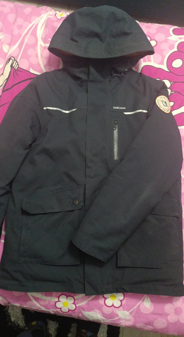 Lacivert Fermuarlı Erkek Çocuk Mont - Quechua - Görsel 2