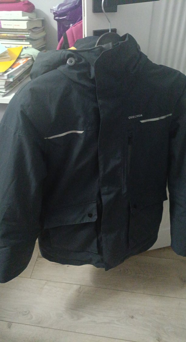 Lacivert Fermuarlı Erkek Çocuk Mont - Quechua - Görsel 3