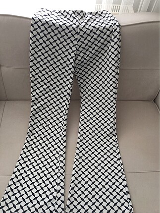 Geometrik desenli pantolon