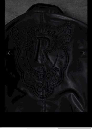 Siyah Deri Kadın Biker Ceket - Görsel 5