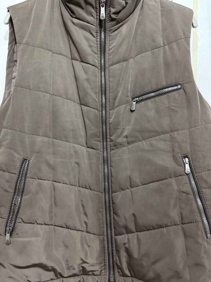 Toprak Tonları Fermuarlı Kolsuz Yelek - Görsel 2