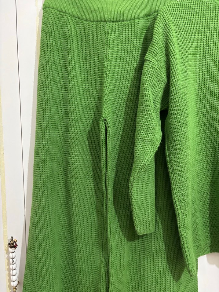 Yeşil Triko Kadın Kazak Takımı - Görsel 3