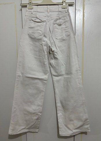 Beyaz Kadın Regular Fit Jean - Görsel 3