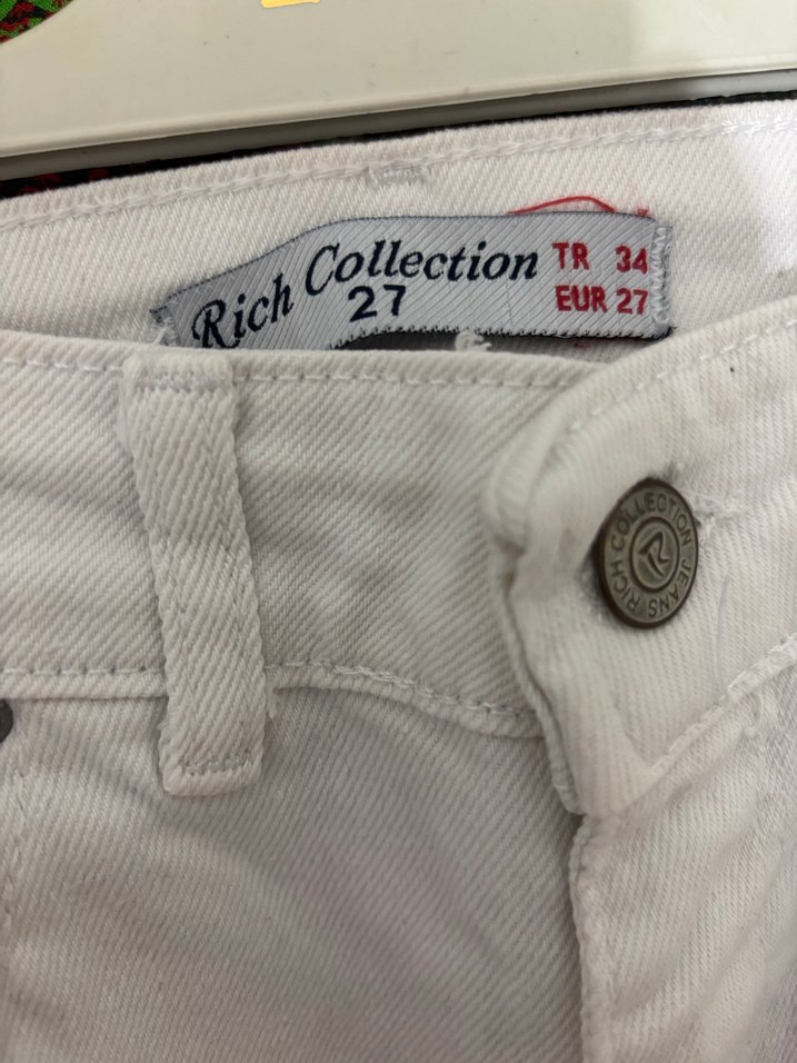 Beyaz Kadın Regular Fit Jean - Görsel 5