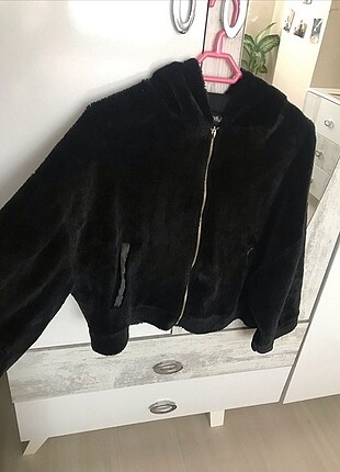 Siyah pelus ceket 