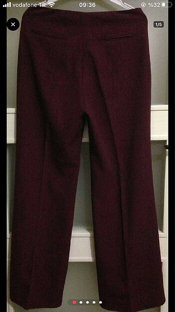 36 Beden bordo Renk Mango şık pantolon