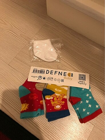 Yenidoğan bebek çorabı - Görsel 2