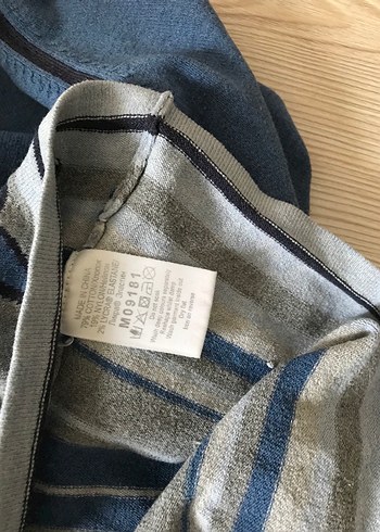 Next Mavi Gri Baskılı Sweatshirt - Görsel 4