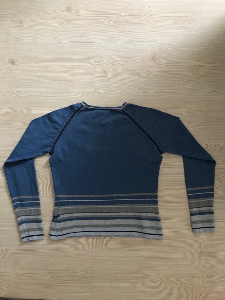 Next Mavi Gri Baskılı Sweatshirt - Görsel 2