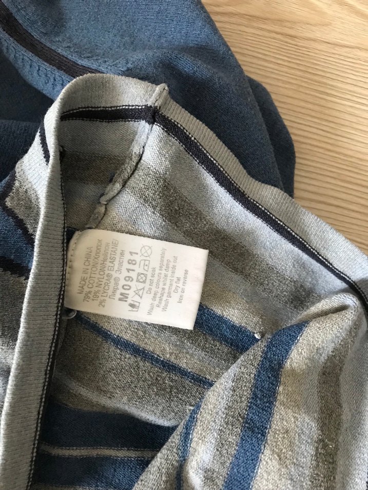 Next Mavi Gri Baskılı Sweatshirt - Görsel 4