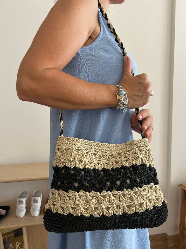 Gece ve Kum Çanta | Kağıt İp - Görsel 3