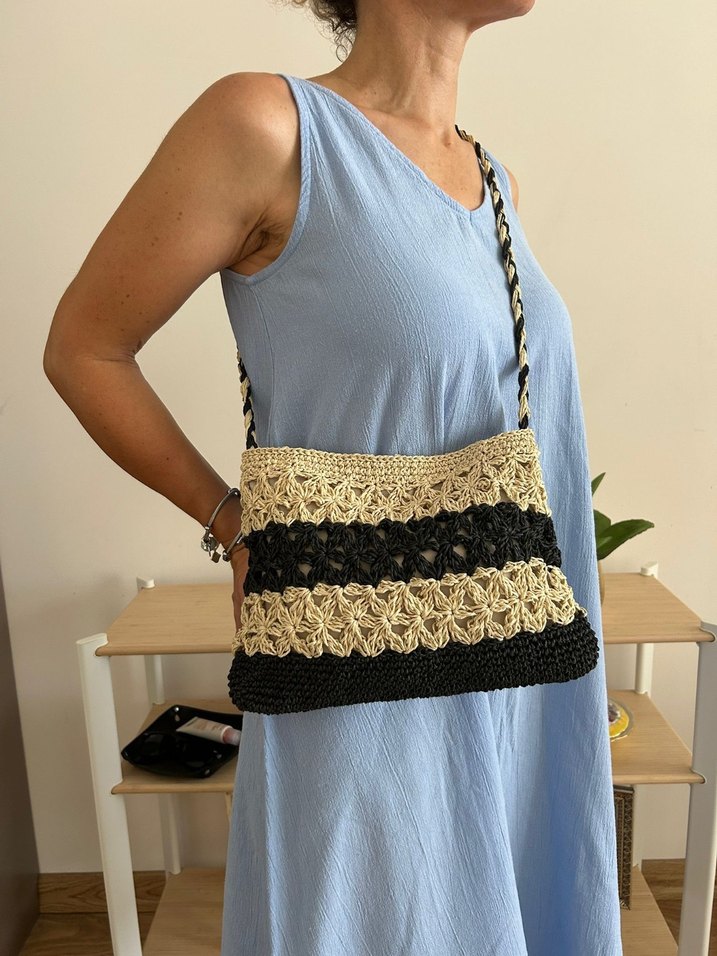 Gece ve Kum Çanta | Kağıt İp - Görsel 4