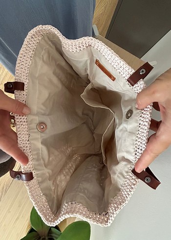 Mor Pembe Yıldızlar Kağıt İp | Deri Sap - Görsel 6