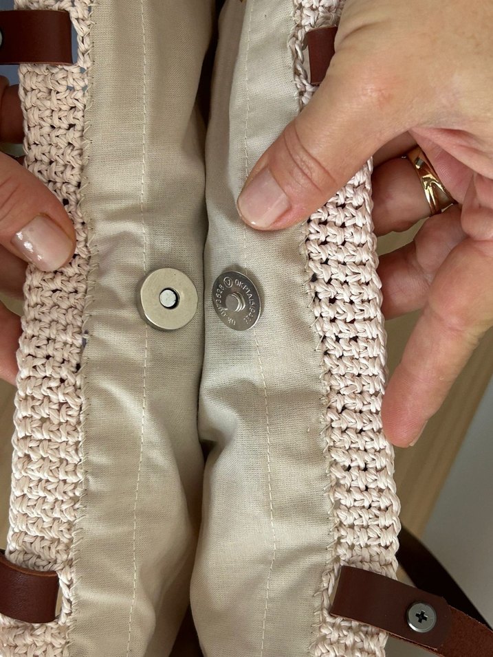 Mor Pembe Yıldızlar Kağıt İp | Deri Sap - Görsel 5